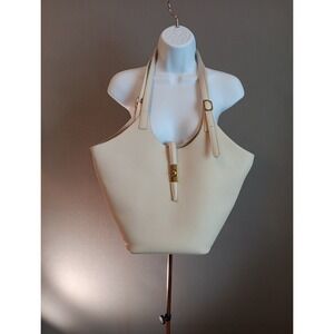 Miztique Isabelle 2 in 1 Scoop Neck Tote Bag in Beige